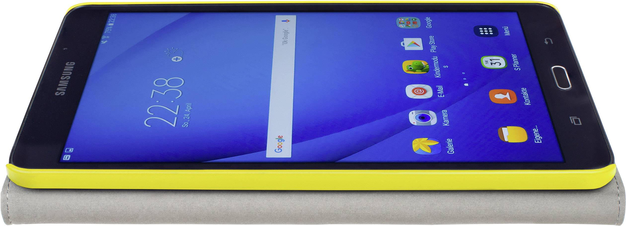 Gecko Covers Gecko V11T52C39 FlipCase Samsung Galaxy Tab A 10.5 Braun, Gelb Tablet-Cover