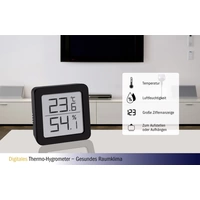 TFA Dostmann Thermo-/Hygrometer Schwarz 30.5051.01 TFA Dostmann Thermo-/Hygrometer Schwarz 30.5051.01