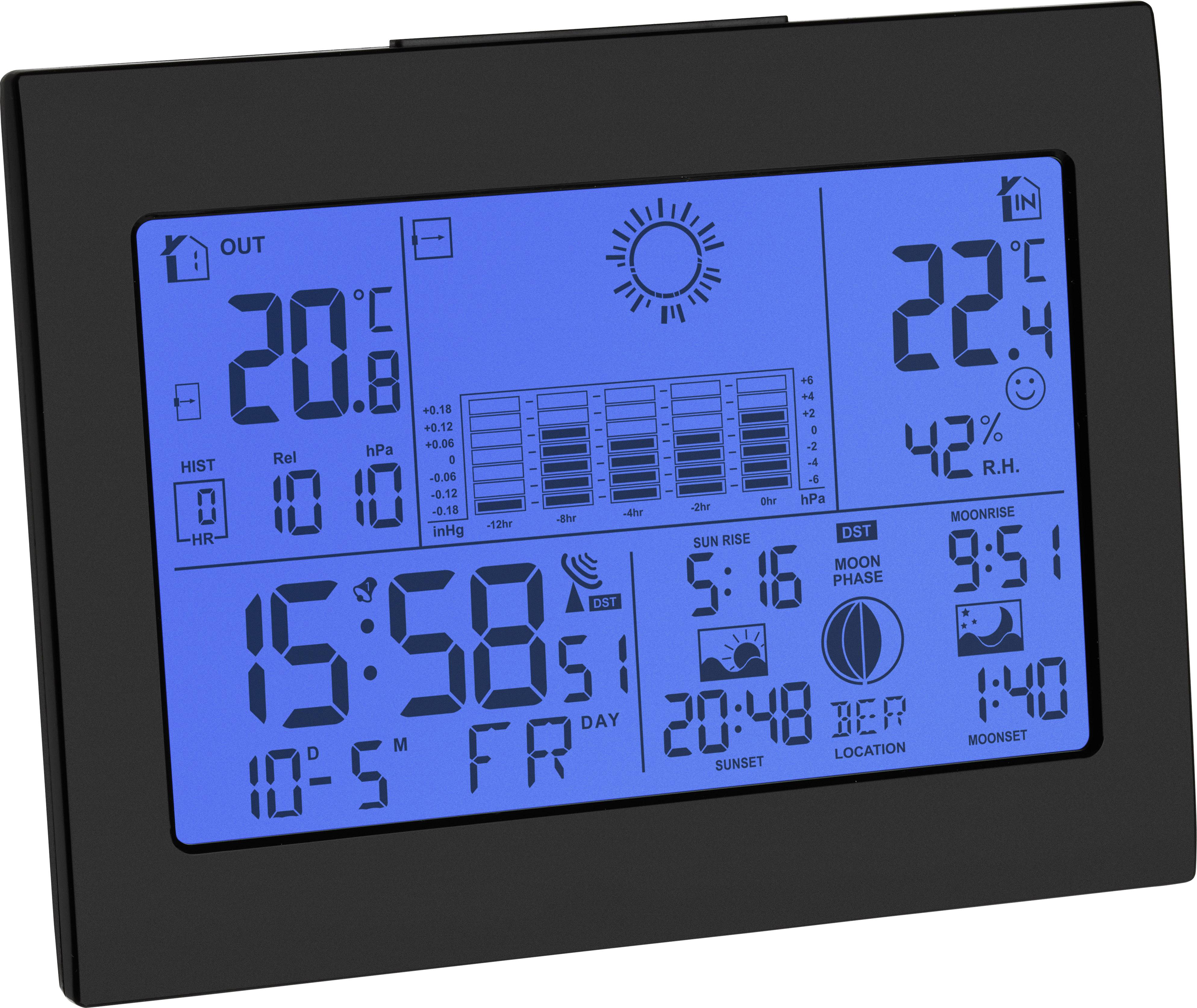 TFA Dostmann HORIZON 35.1155.01 Funk-Wetterstation Anzahl Sensoren max. 3