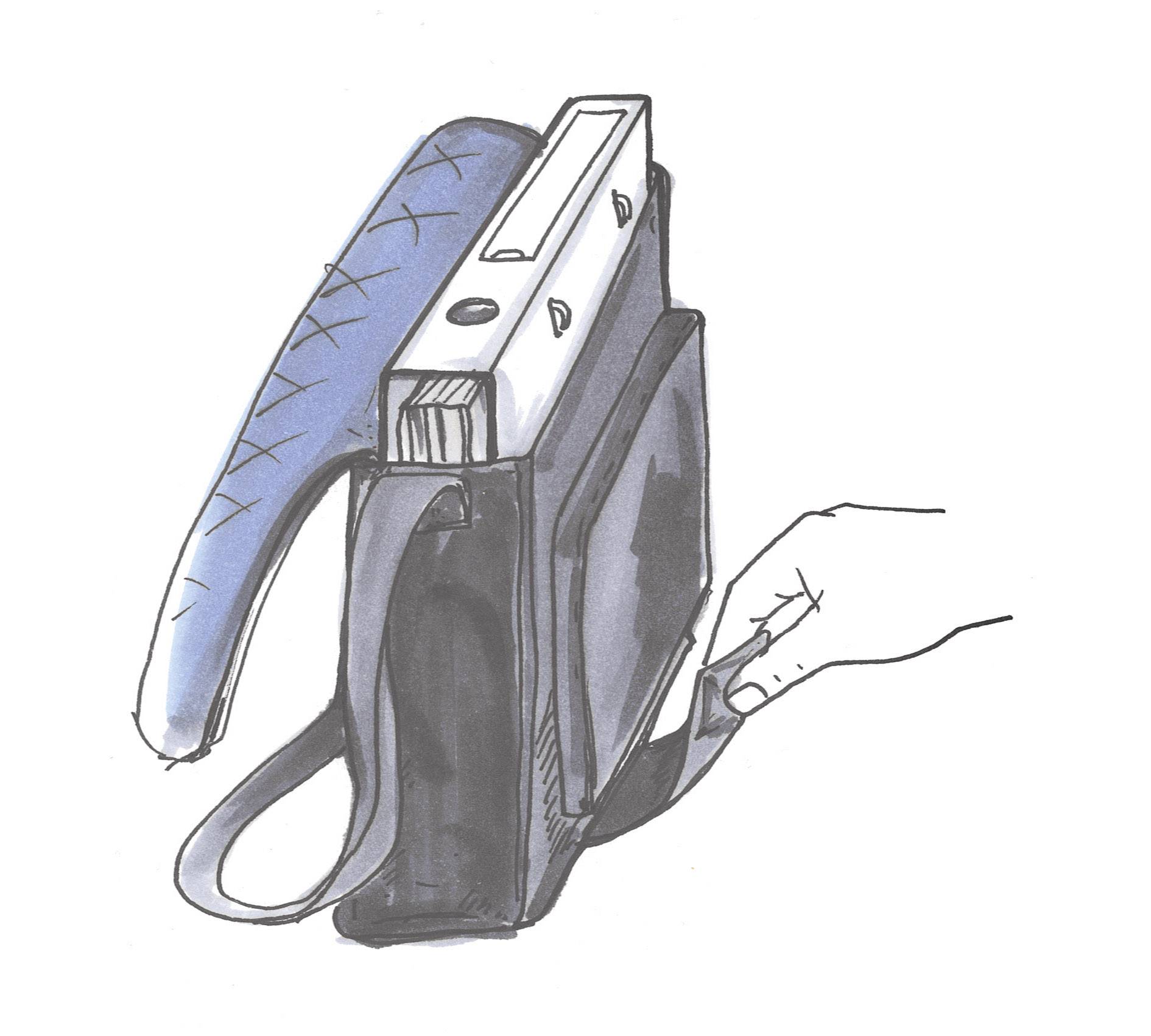 magnetoplan Tragetasche Moderationstafel Schwarz Polyestergewebe 11117