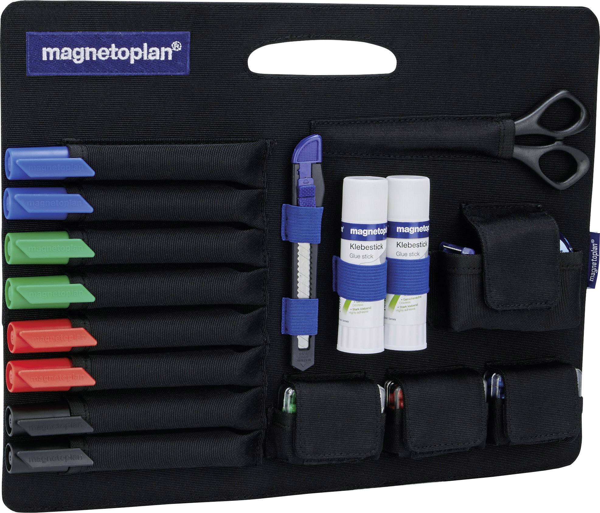 magnetoplan Tragetasche Moderationstafel Schwarz Polyestergewebe 11117