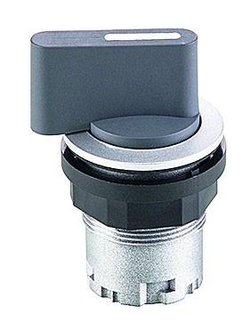 Einzelschalter mit schwarzem Kippschalter oben und silberner Basis; zur Steuerung oder Stromversorgung.