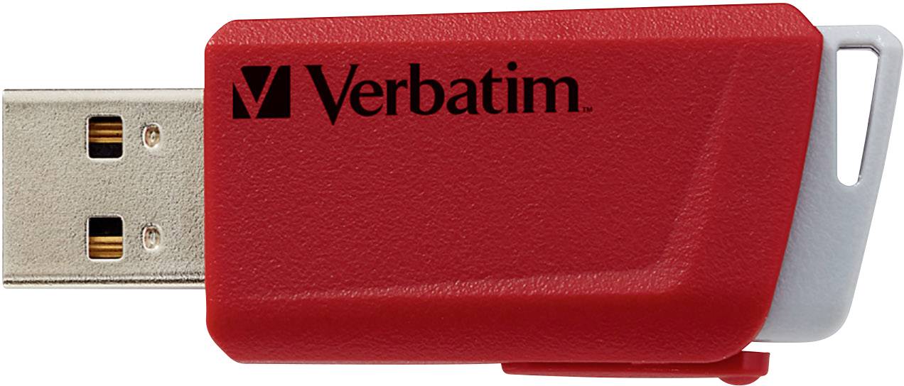 Verbatim V Store N CLICK USB-Stick 32GB Rot, Blau 49308 USB-A (USB 3.2 Gen 1)