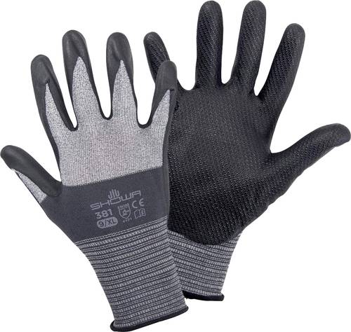 Showa 4704 381 Gr.L Elasthanfaser, Nitril Montagehandschuh Größe (Handschuhe): 8, L EN 388 CAT II 1 Paar