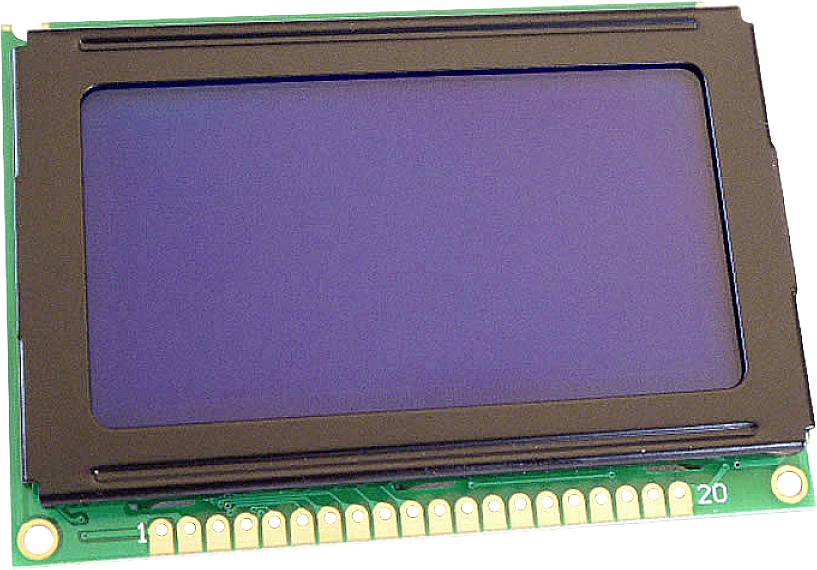 Display Elektronik LCD-Display Weiß Blau 128 x 64 Pixel (B x H x T) 75 x 52.7 x 7mm DEM128064BSBH-PW-N