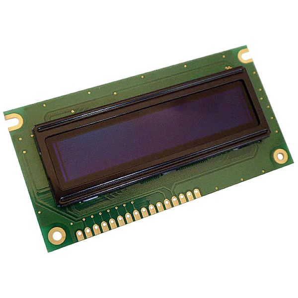 Display Elektronik OLED-Modul Gelb Schwarz 16 x 2 Pixel (B x H x T) 84 x 10 x 44 mm DEP16202-Y