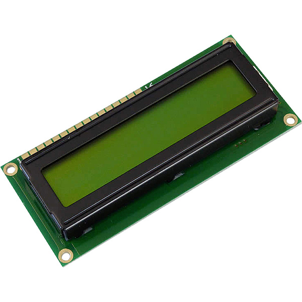 Display Elektronik LCD-Display Gelb-Grün (B x H x T) 80 x 36 x 6.6 mm DEM16101SYH-LY