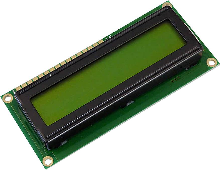 Display Elektronik LCD-Display Gelb-Grün (B x H x T) 80 x 36 x 6.6mm DEM16101SYH-LY