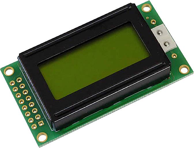 Display Elektronik LCD-Display Gelb-Grün (B x H x T) 58 x 32 x 10.5mm DEM08202SYH-LY
