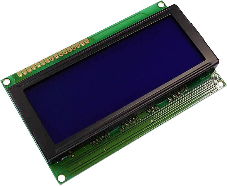 Display Elektronik LCD-Display Weiß 20 x 4 Pixel (B x H x T) 98 x 60 x 11.6mm DEM20486SBH-PW-N