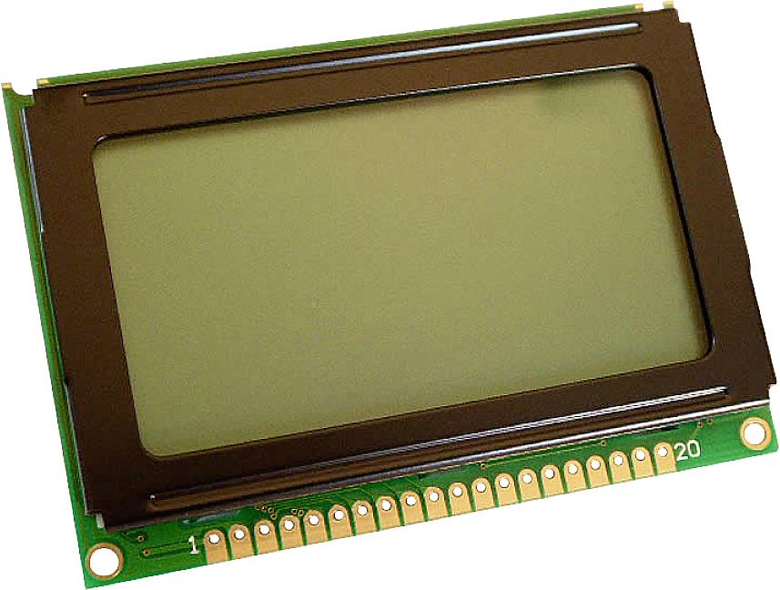 Display Elektronik LCD-Display Schwarz Weiß 128 x 64 Pixel (B x H x T) 75 x 52.7 x 7mm DEM128064BFGH-PW