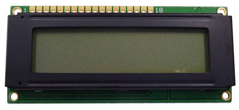 Display Elektronik LCD-Display RGB 16 x 2 Pixel (B x H x T) 80 x 36 x 7.6mm DEM16216FGH-P(RGB)
