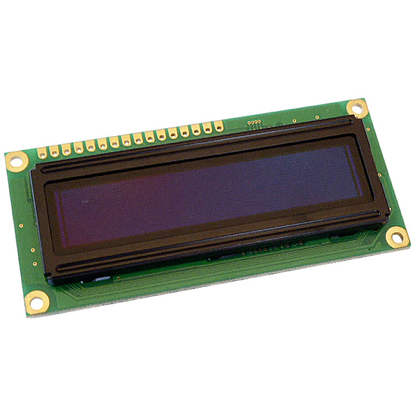 Display Elektronik OLED-Modul Gelb Schwarz 16 x 2 Pixel (B x H x T) 80 x 10 x 36mm DEP16201-Y
