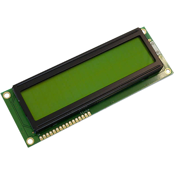 Display Elektronik LCD-Display Gelb-Grün 16 x 2 Pixel (B x H x T) 122 x 44 x 11.1 mm DEM16215SYH-LY