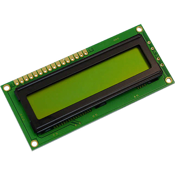 Display Elektronik LCD-Display 16 x 2 Pixel (B x H x T) 80 x 36 x 6.6mm DEM16213SYH