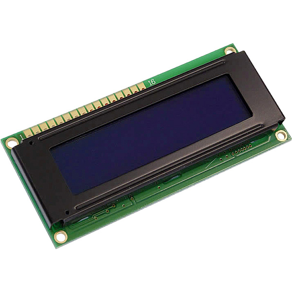 Display Elektronik LCD-Display Weiß 16 x 2 Pixel (B x H x T) 80 x 36 x 7.6 mm DEM16216SBH-PW-N
