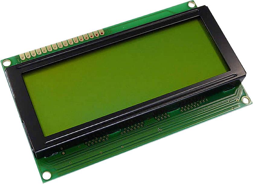 Display Elektronik LCD-Display Gelb-Grün 20 x 4 Pixel (B x H x T) 98 x 60 x 11.6mm DEM20486SYH-LY