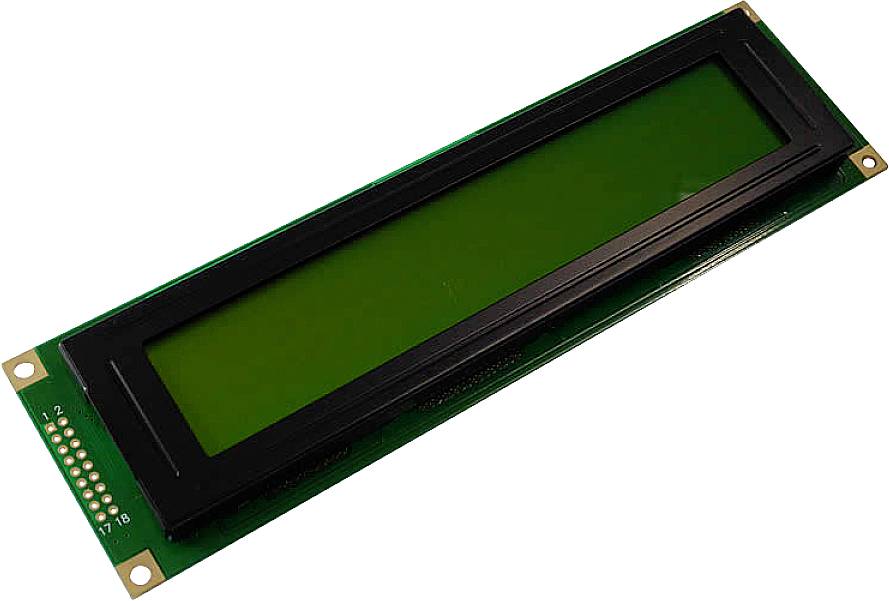Display Elektronik LCD-Display Gelb-Grün (B x H x T) 190 x 54 x 11.2 mm DEM40491SYH-LY