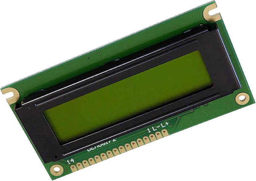 Display Elektronik LCD-Display Gelb-Grün (B x H x T) 84 x 44 x 7.6 mm DEM08172SYH-PY