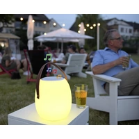 Megatron MT69083 Spika LED-Außentischleuchte mit Lautsprecher 10W RGBW Weiß Megatron MT69083 Spika LED-Außentischleuchte mit Lautsprecher 10W RGBW Weiß