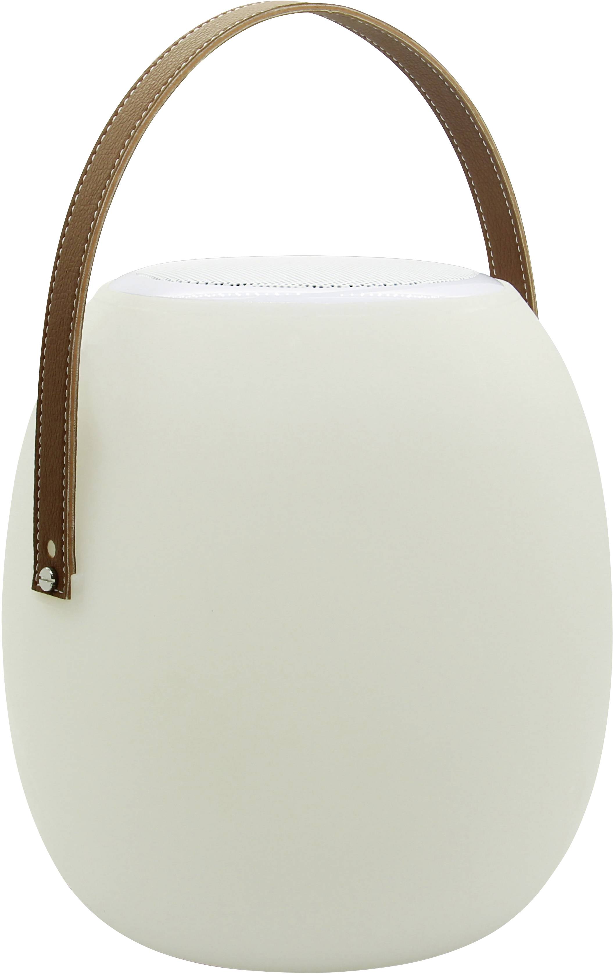 Megatron MT69083 Spika LED-Außentischleuchte mit Lautsprecher 10W RGBW Weiß