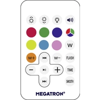 Megatron MT69083 Spika LED-Außentischleuchte mit Lautsprecher 10W RGBW Weiß Megatron MT69083 Spika LED-Außentischleuchte mit Lautsprecher 10W RGBW Weiß