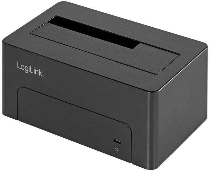 LogiLink QP0027 USB-C® (USB 3.1 Gen 2) SATA 6 Gb/s 1 Port Festplatten-Dockingstation 2.5 Zoll, 3.5