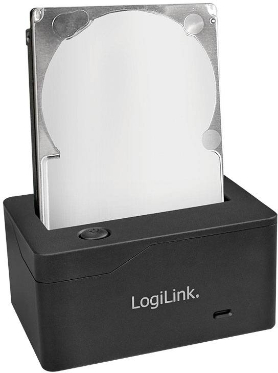 LogiLink QP0025 USB-A (USB 3.0) SATA 6 Gb/s 1 Port Festplatten-Dockingstation 2.5 Zoll