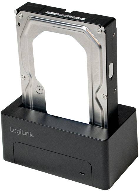 LogiLink QP0026 USB-A (USB 3.0) SATA 6 Gb/s 1 Port Festplatten-Dockingstation 2.5 Zoll, 3.5 Zoll