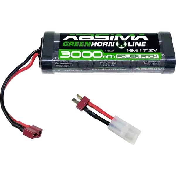 Absima Modellbau-Akkupack (NiMh) 7.2V 3000 mAh Zellen-Zahl: 6 Hardcase T-Buchse, Tamiya-Buchse Absima Modellbau-Akkupack (NiMh) 7.2V 3000 mAh Zellen-Zahl: 6 Hardcase T-Buchse, Tamiya-Buchse