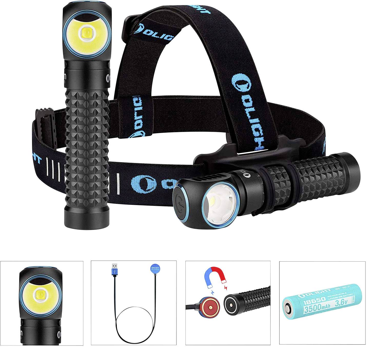 OLight Perun-Kit LED Stirnlampe akkubetrieben 2000 lm 240 h 12000-70711