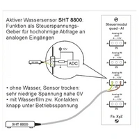 Schabus 200362 SHT 8800 Wasser-Sensor Schabus 200362 SHT 8800 Wasser-Sensor