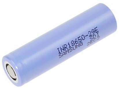 Samsung INR18650-29E Spezial-Akku 18650 Flat-Top, hochtemperaturfähig Li-Ion 3.6V 2900 mAh 1St.