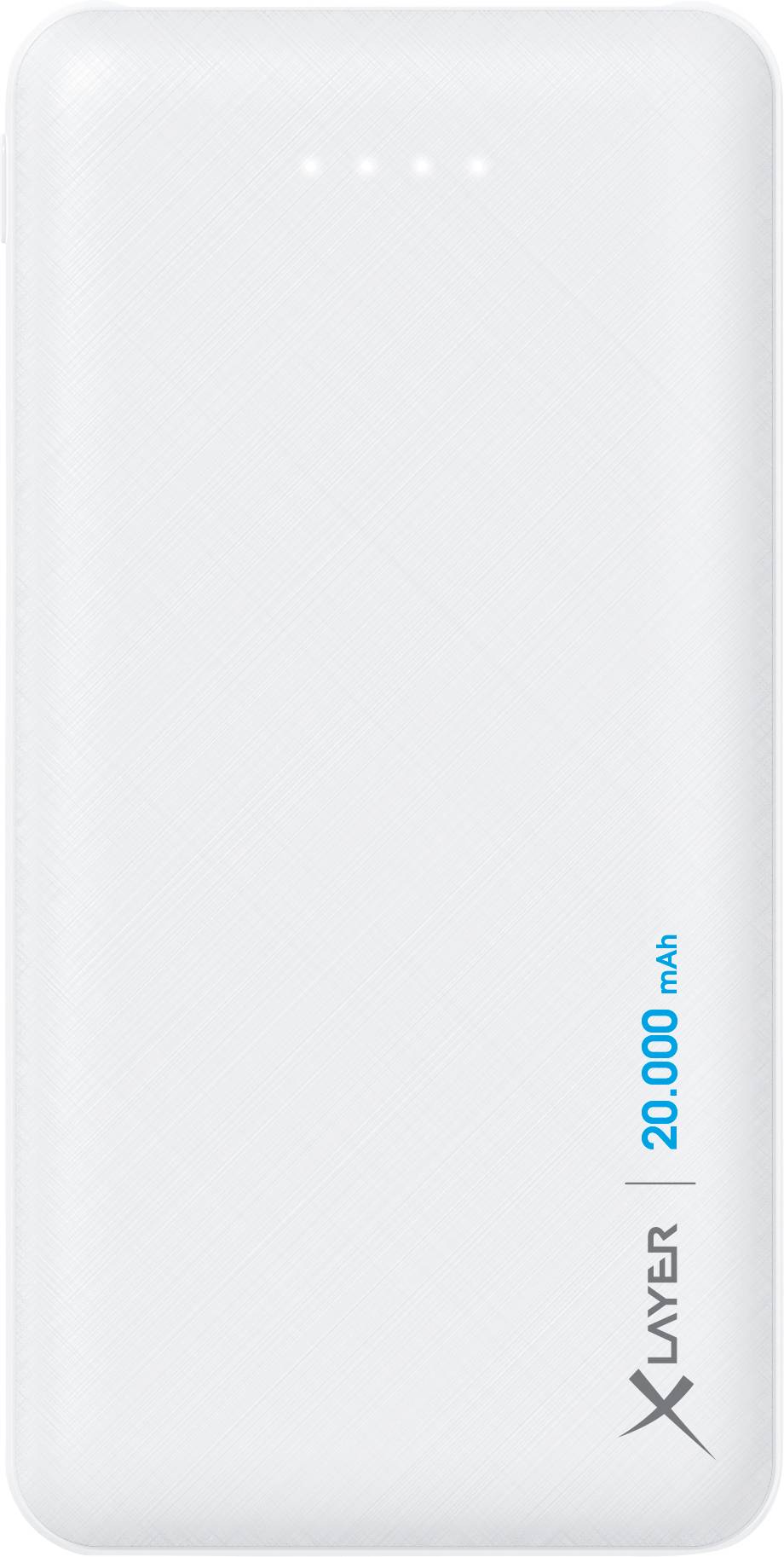 Xlayer Micro Powerbank 20000 mAh LiPo Weiß