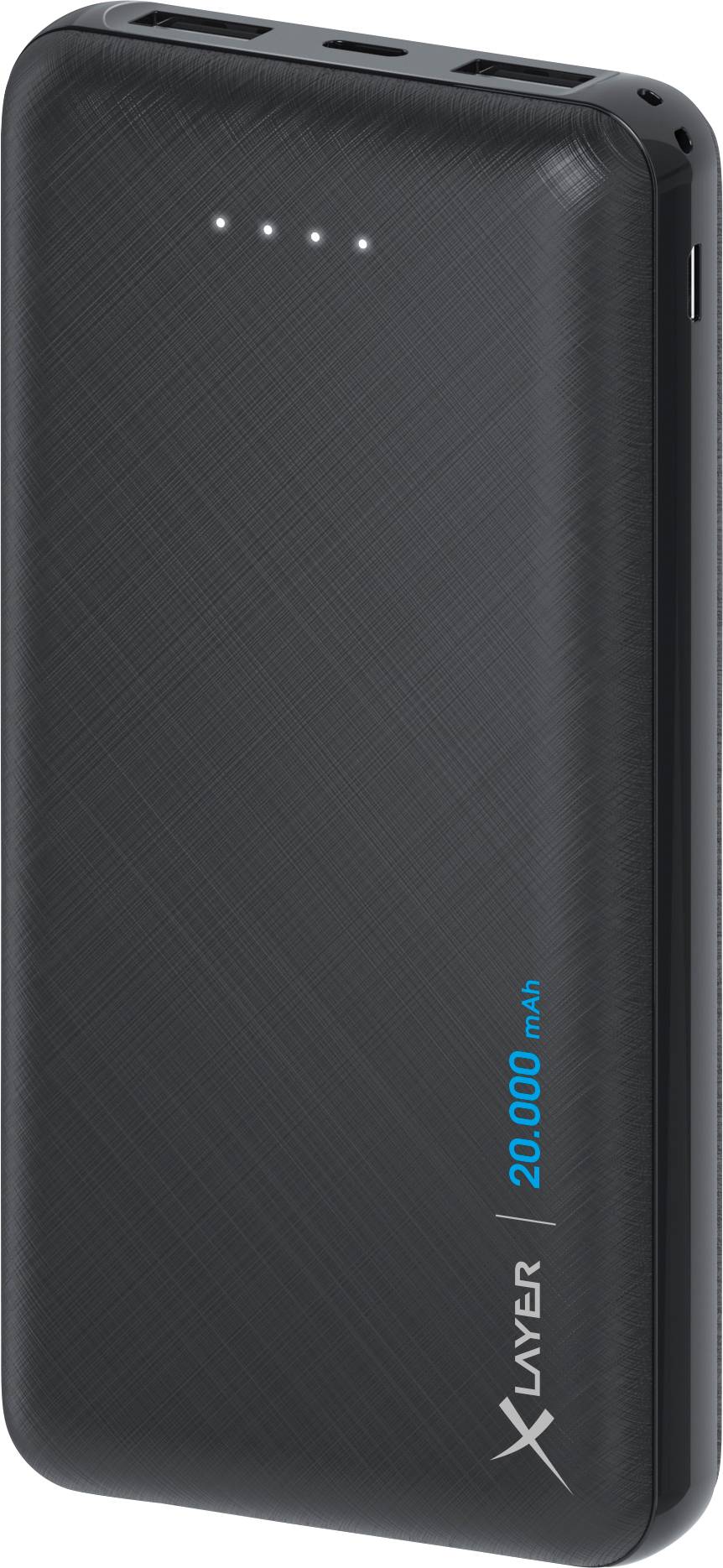 Xlayer Micro Powerbank 20000 mAh LiPo Schwarz