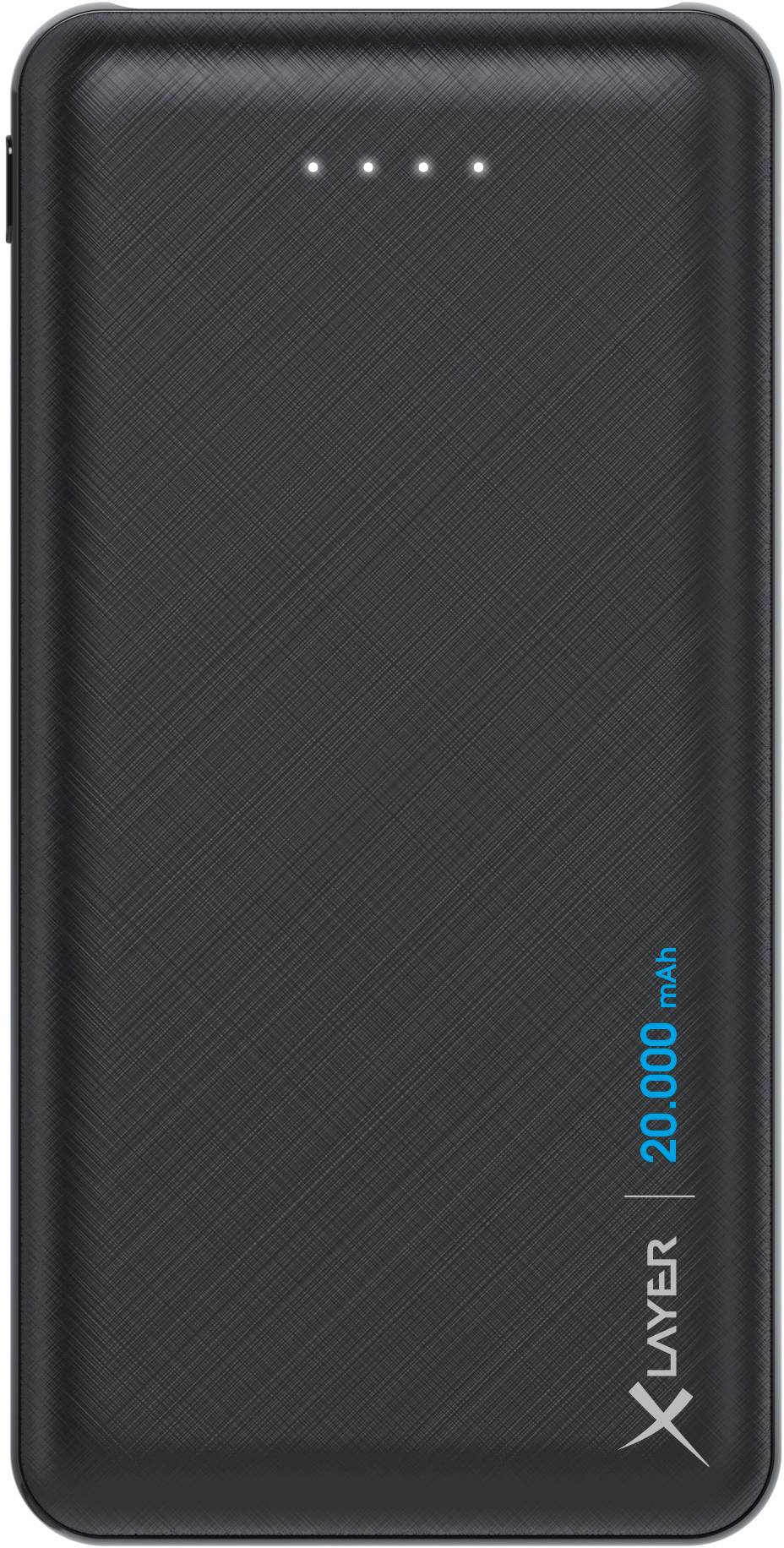 Xlayer Micro Powerbank 20000 mAh LiPo Schwarz