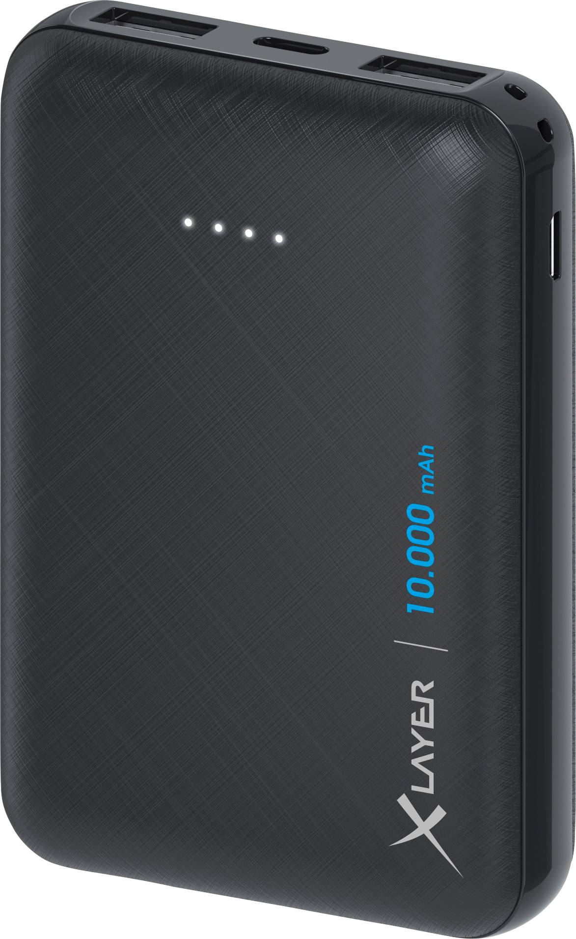 Xlayer Micro Powerbank 10000 mAh LiPo Schwarz