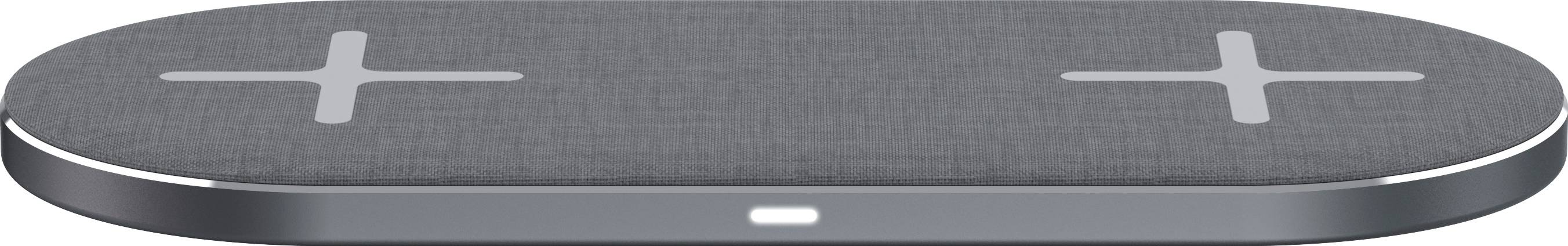 Xlayer Induktions-Ladegerät Double-Pad 217395 Ausgänge Induktionslade-Standard Grau