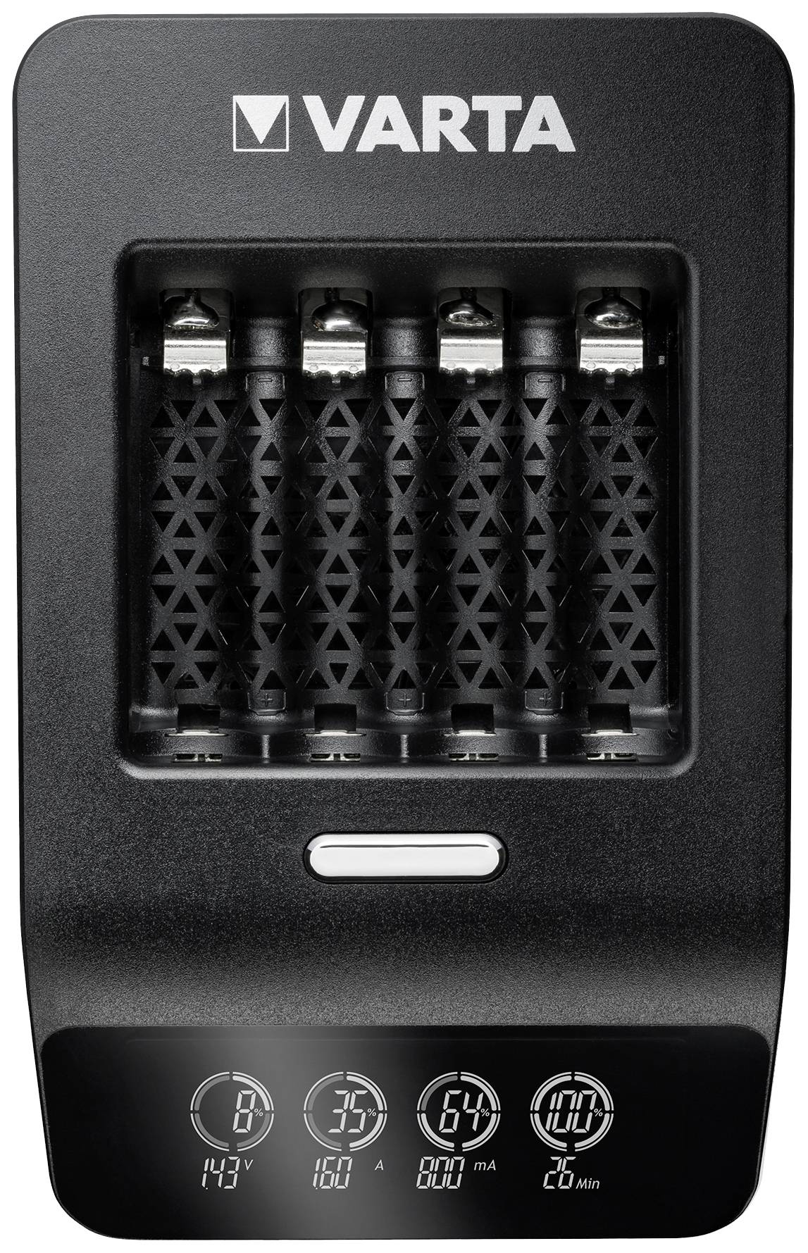 Varta LCD Ultra Fast Ch.+ 4x 56706 Rundzellen-Ladegerät NiMH Micro (AAA), Mignon (AA)