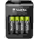 Chargeur de piles rondes Varta LCD Plug Charger+ 4x 56706 avec accus NiMH LR03 (AAA), LR6 (AA), 6LR61 (9 V)