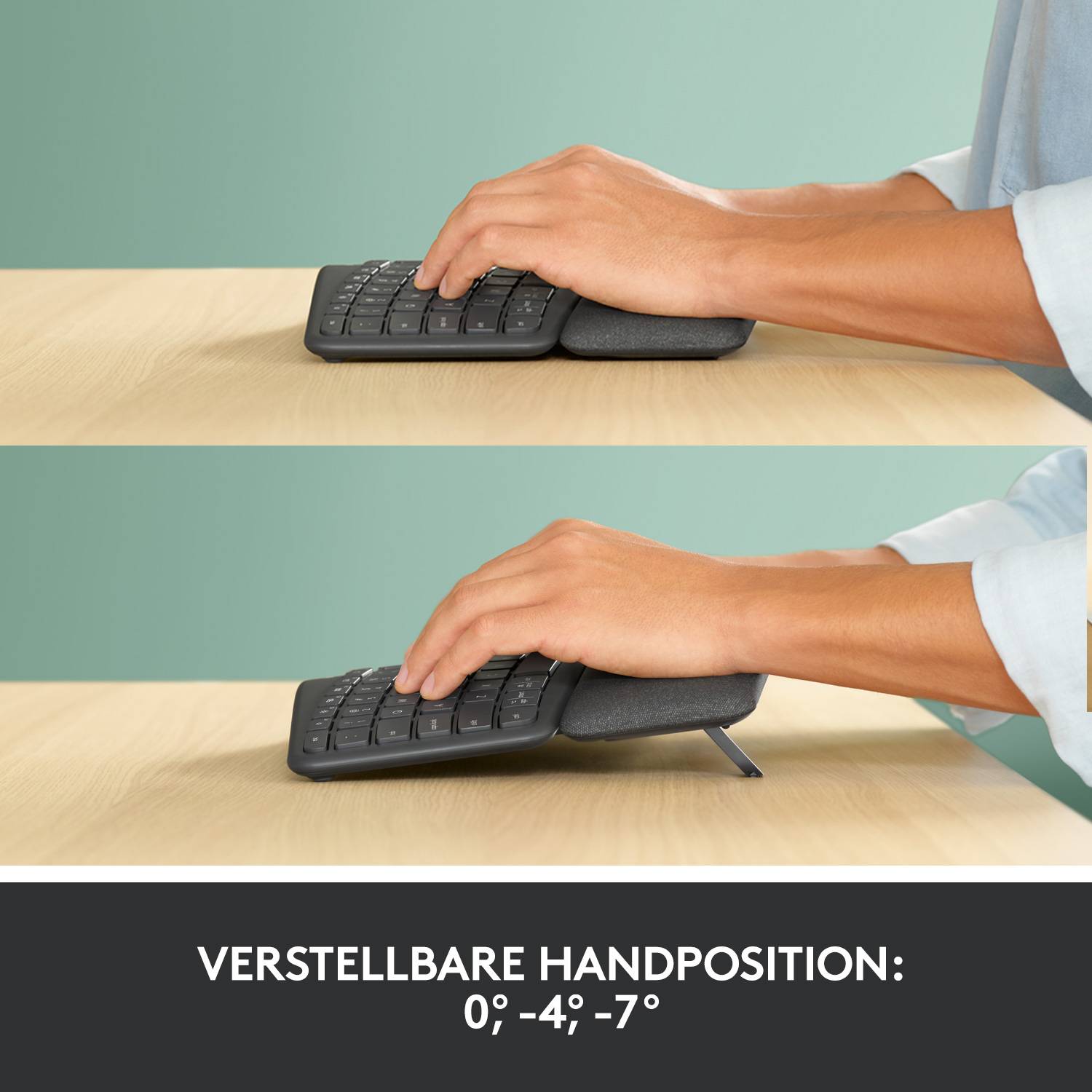 Logitech ERGO K860 ergonomisch ( geteilt ) Bluetooth 5.0 German