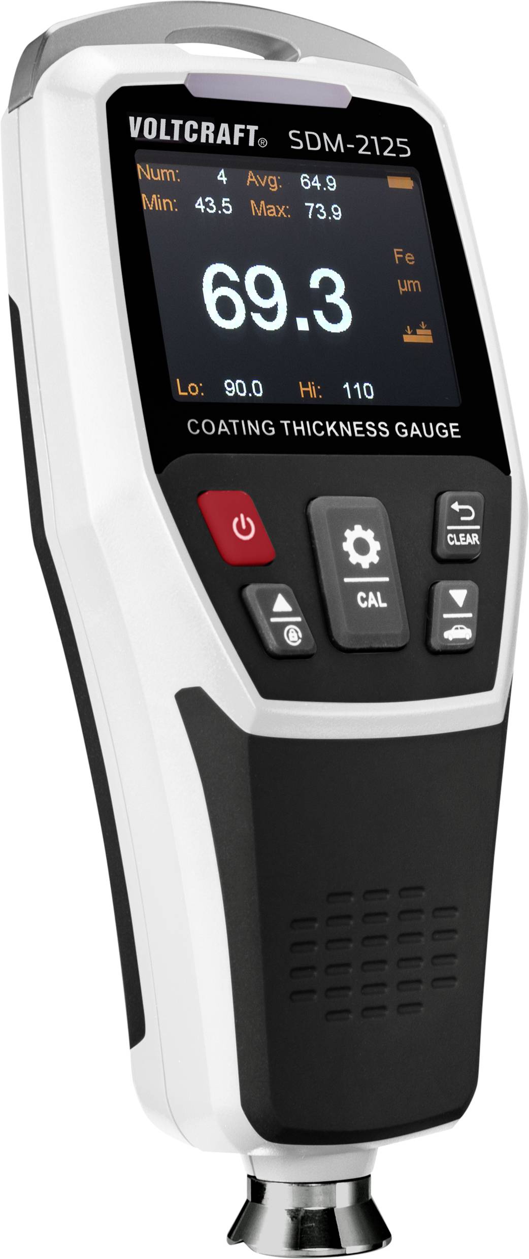 VOLTCRAFT SDM-2125 Schichtdicken-Messgerät 0 - 1250µm