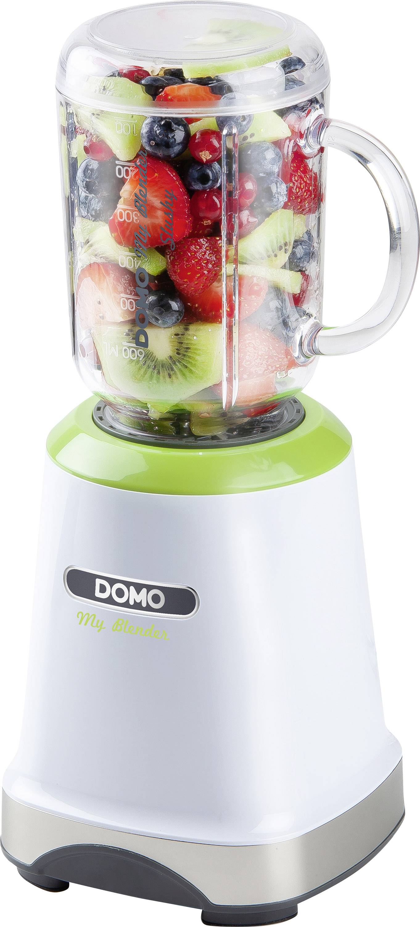 DOMO My Blender Slushy Standmixer 300 W Weiß, Grün