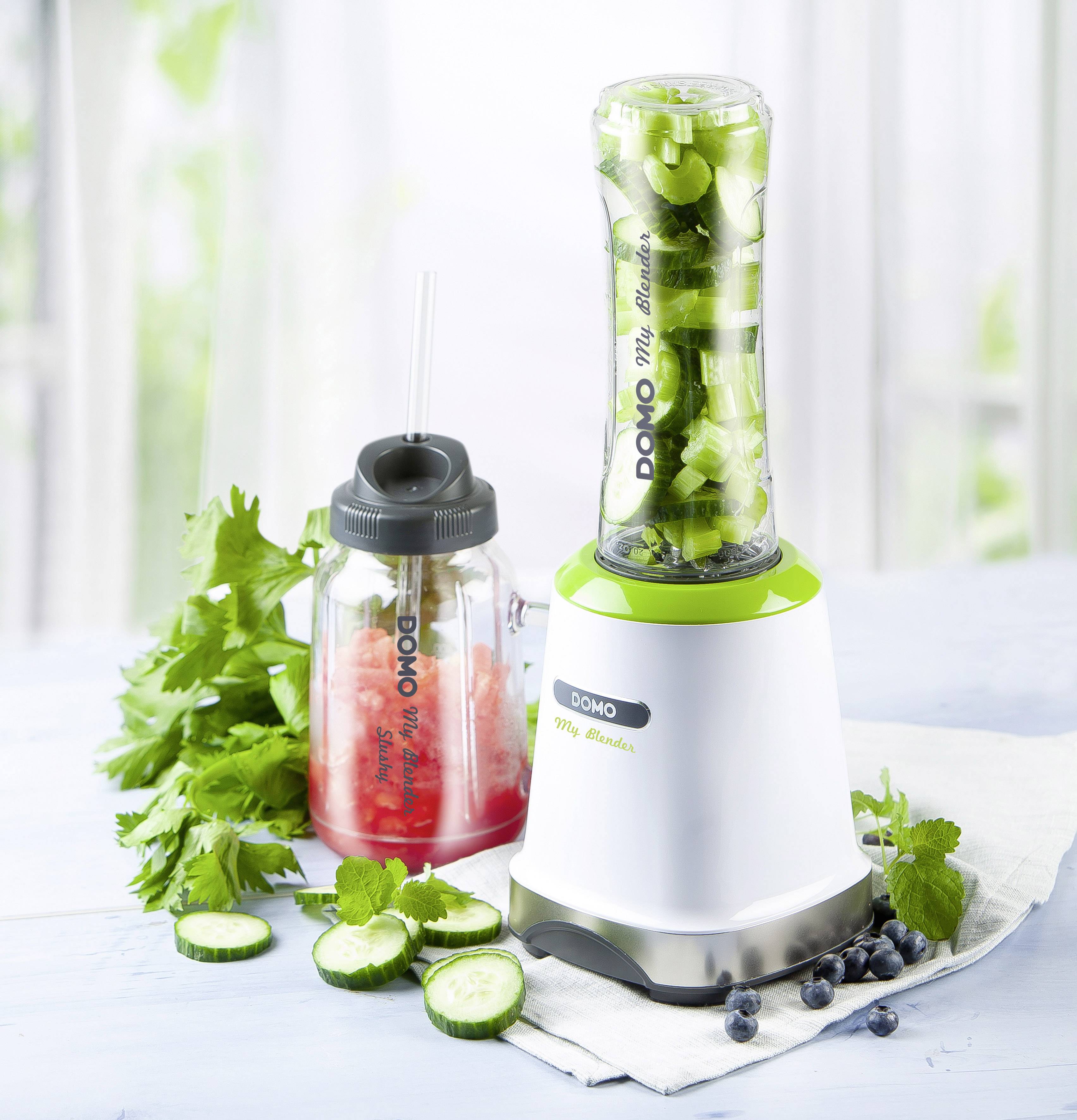 DOMO My Blender Slushy Standmixer 300 W Weiß, Grün