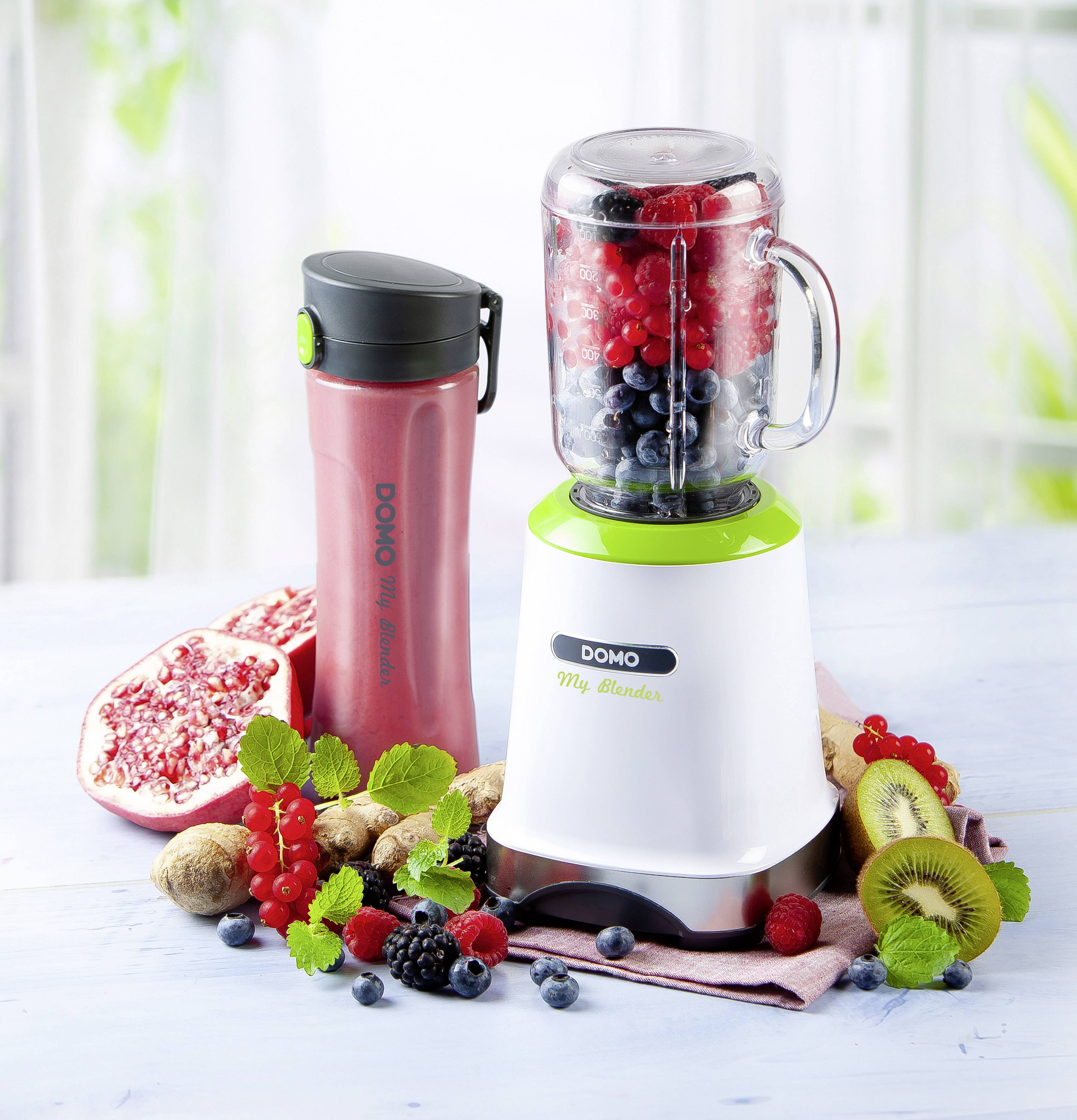 DOMO My Blender Slushy Standmixer 300 W Weiß, Grün