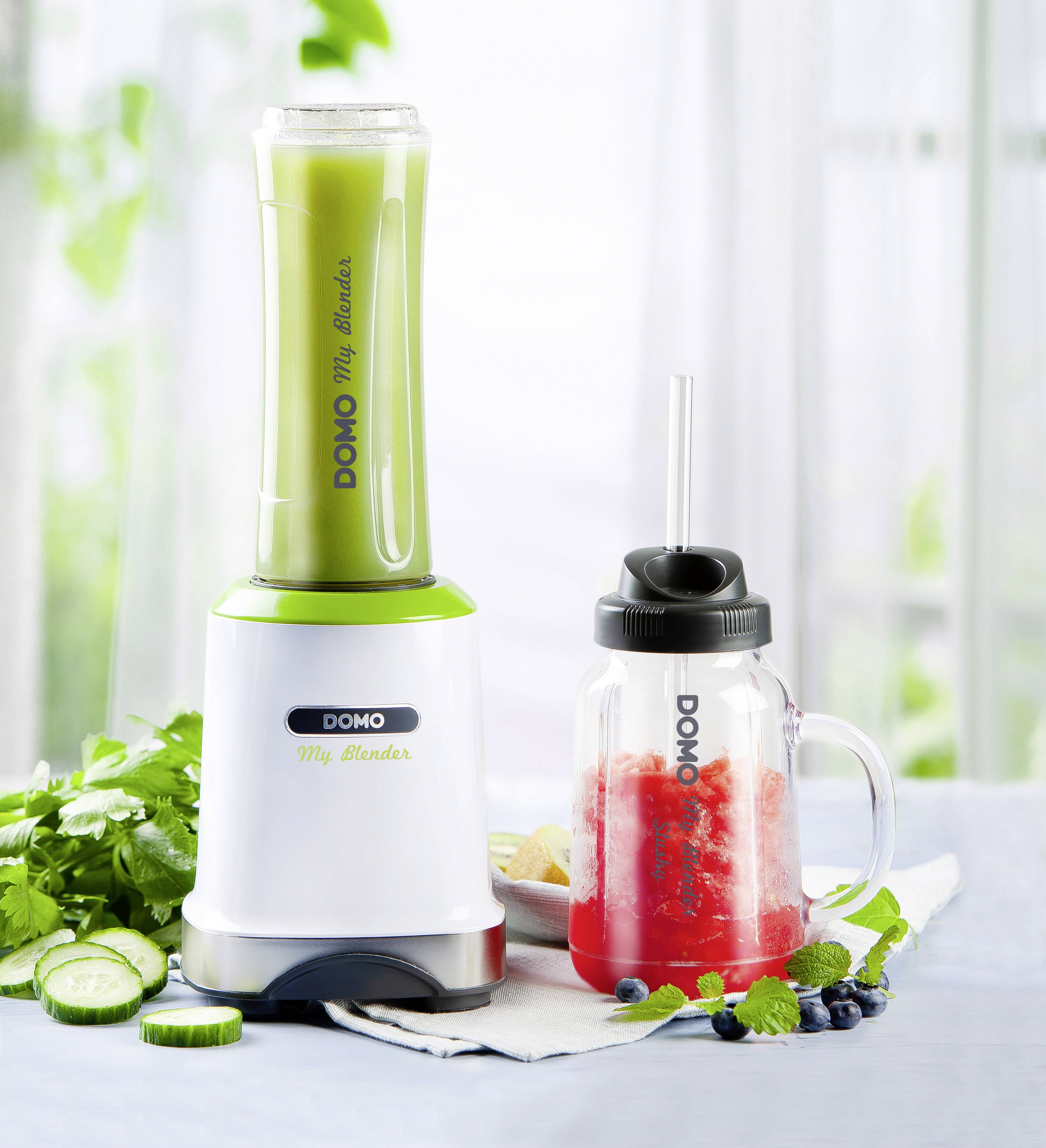 DOMO My Blender Slushy Standmixer 300 W Weiß, Grün