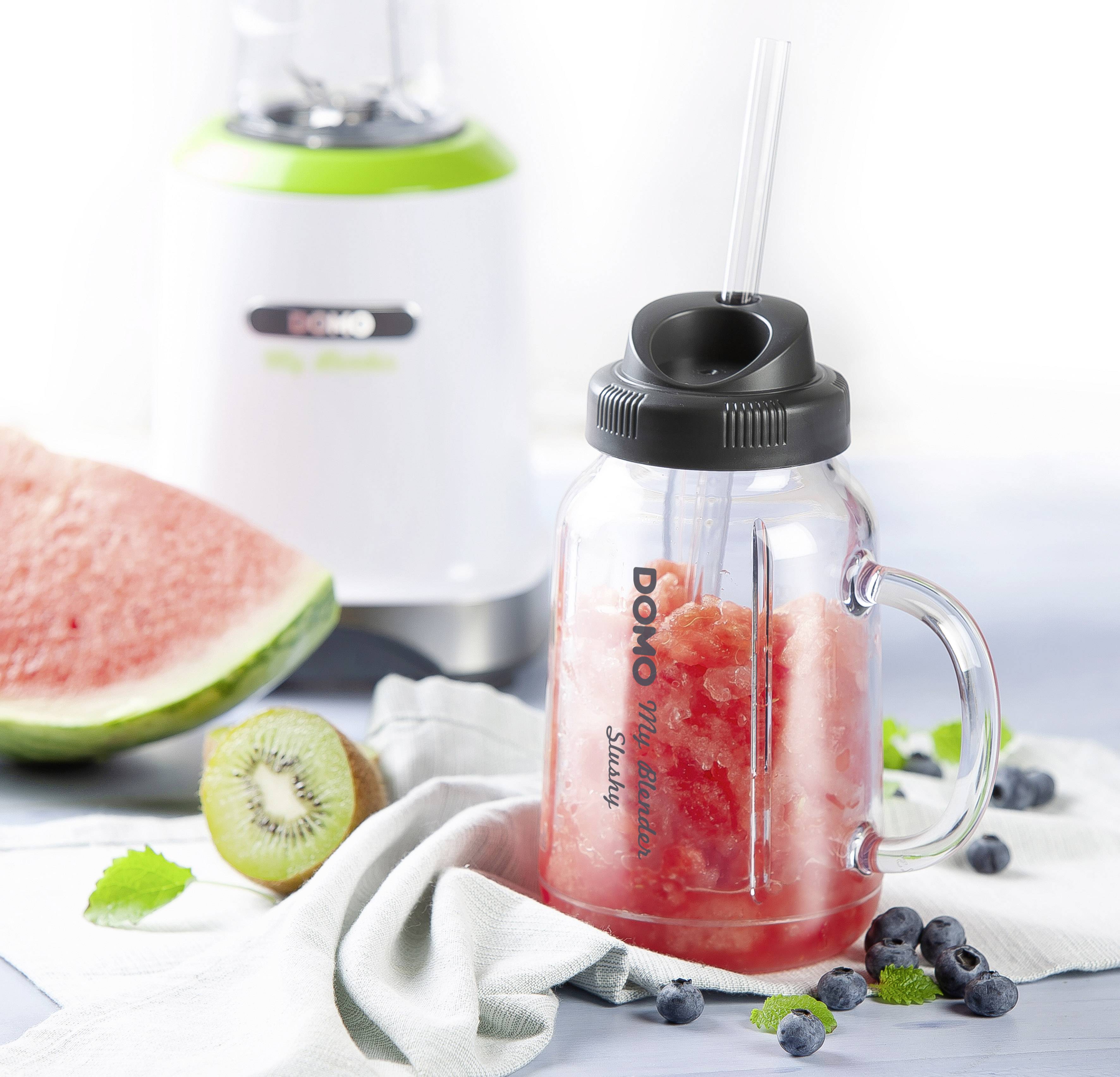 DOMO My Blender Slushy Standmixer 300 W Weiß, Grün