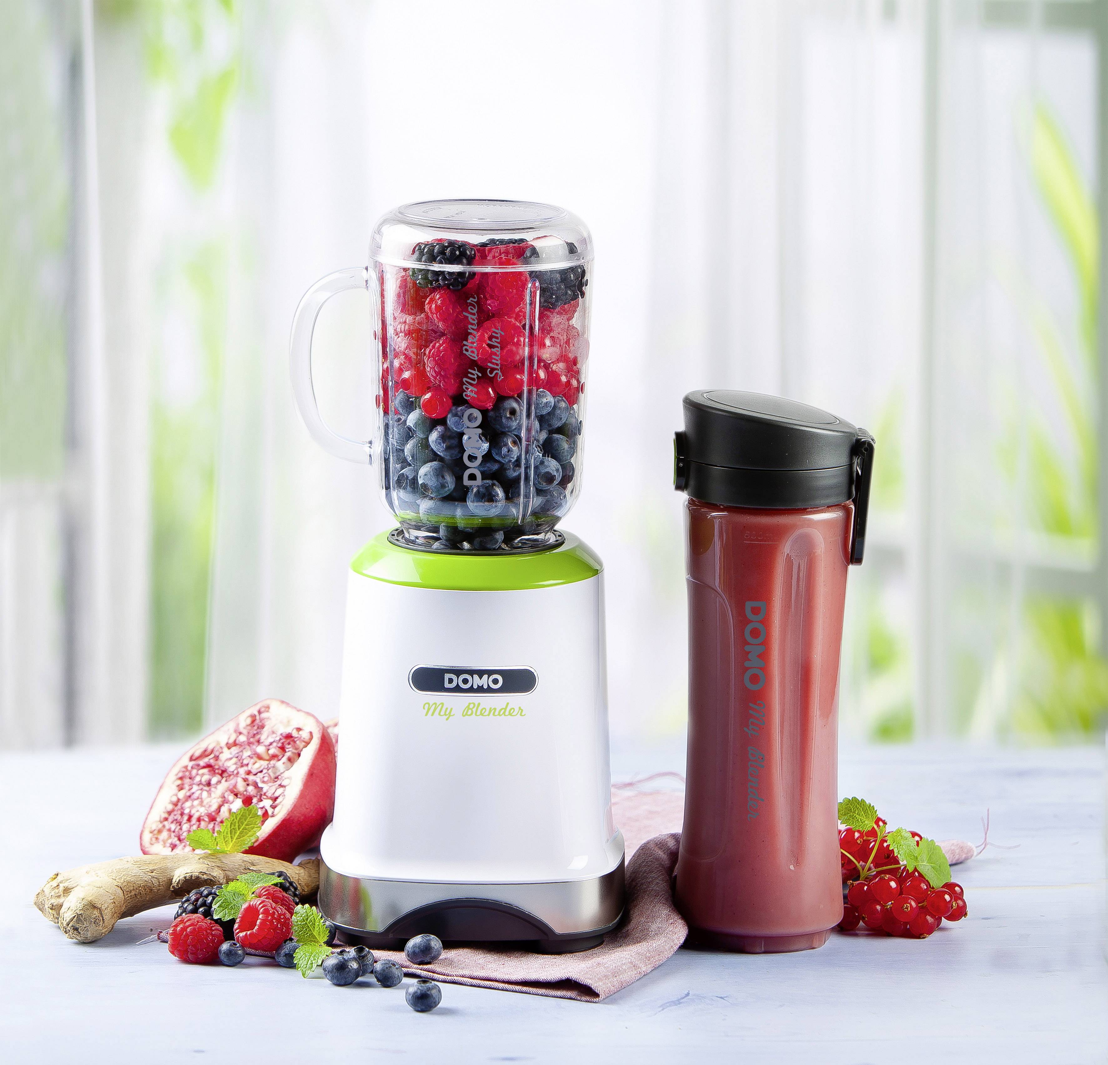 DOMO My Blender Slushy Standmixer 300 W Weiß, Grün