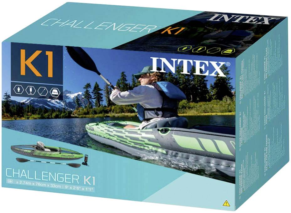 Intex Boot Challenger K1 Paddel+Pumpe