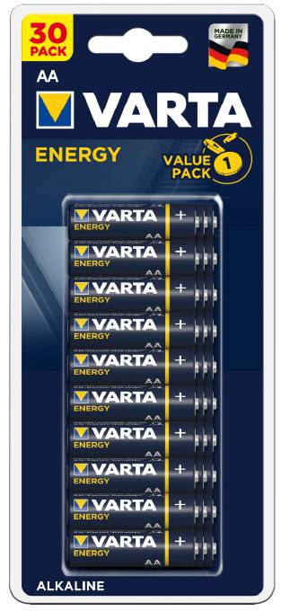 Varta ENERGY AA Bli 30 Mignon (AA)-Batterie Alkali-Mangan 1.5V 30St.